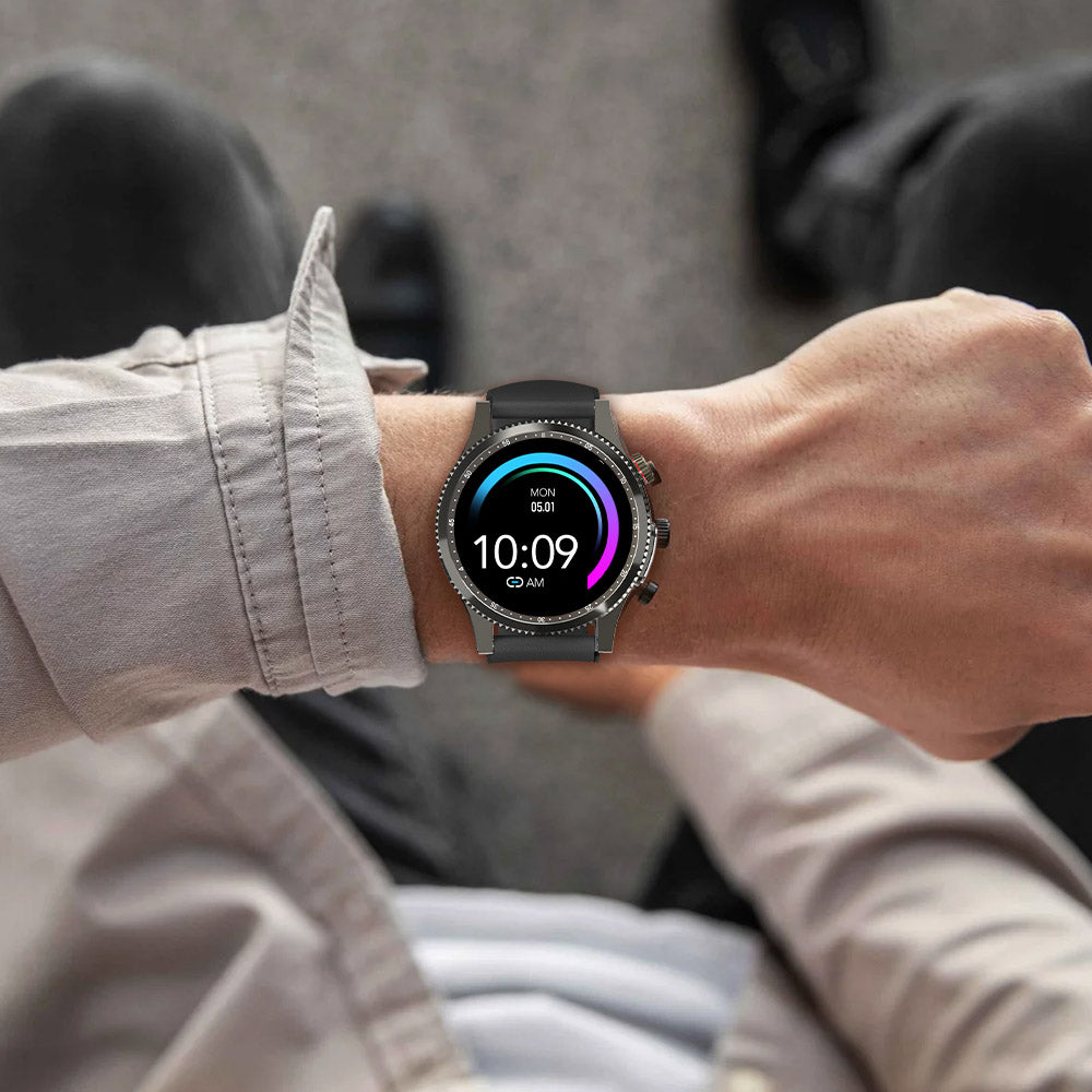 Fitaos H9 ECG blood glucose Uric acid cholesterol Stress monitoring Smartwatch