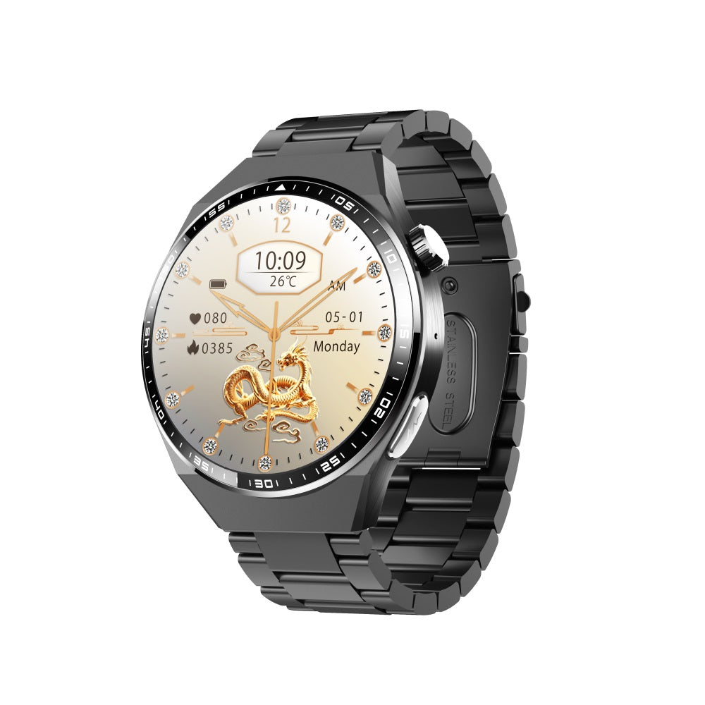 FITAOS Max 5 ECG Blood Sugar Monitoring Fall Detection Health Smart Sports Watch