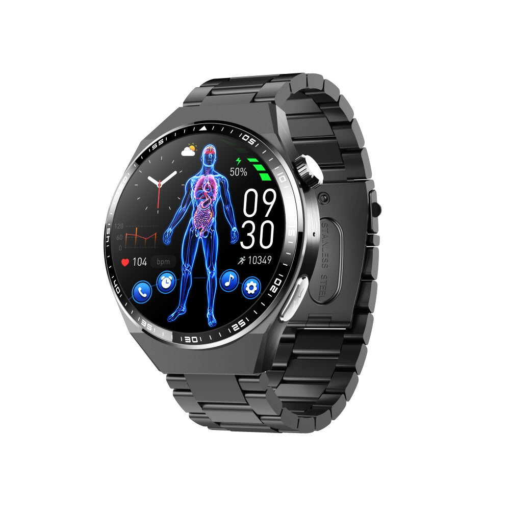 FITAOS Max 5 ECG Blood Sugar Monitoring Fall Detection Health Smart Sports Watch