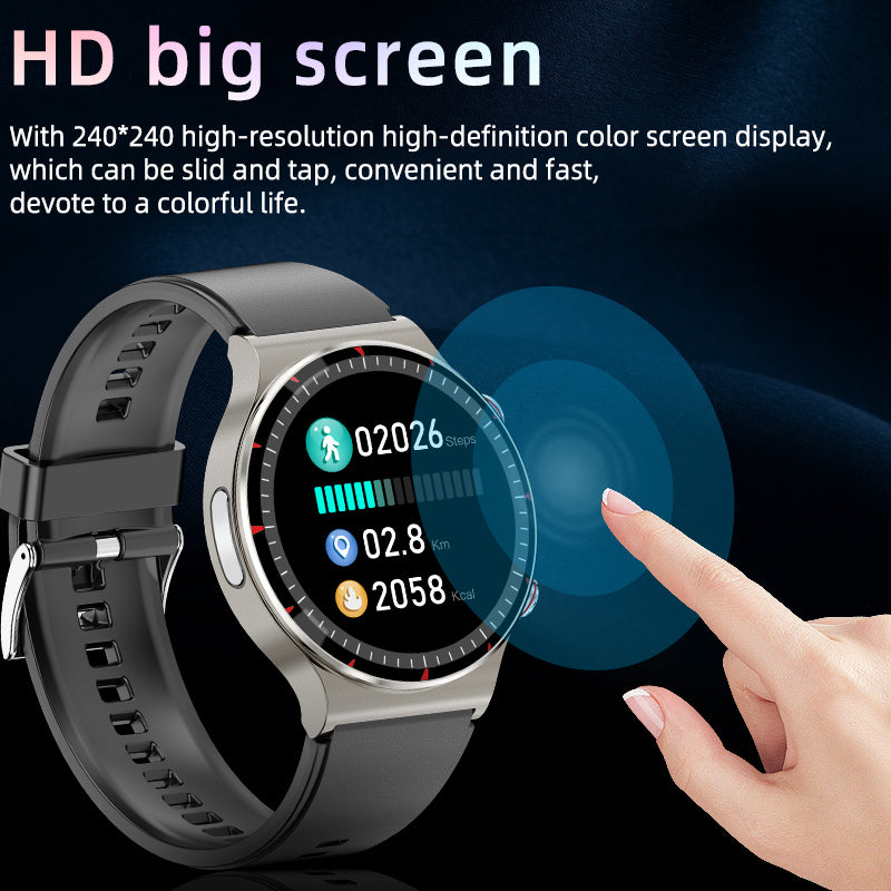FITAOS ECG Blood Oxygen Heart rate Health Monitoring Smart Watch Pro1 for Women or Men