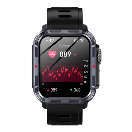 FITAOS VEE PRO Rugged Sports Smartwatch for Body composition /ECG/ Blood sugar/Blood pressure/heart rate monitoring