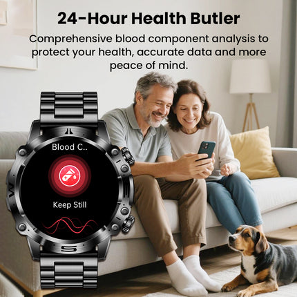 Fitaos PRO 3 High-end ECG/EKG blood sugar health sports smart watch
