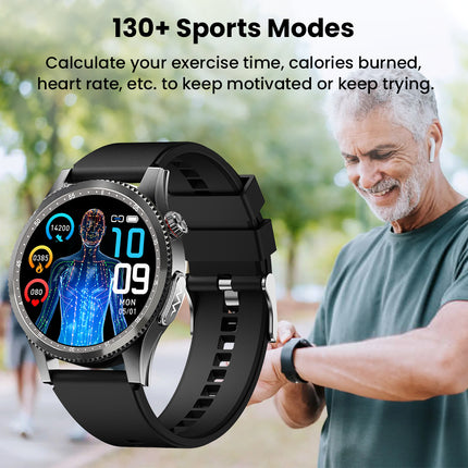 Fitaos H9 ECG blood glucose Uric acid cholesterol Stress monitoring Smartwatch