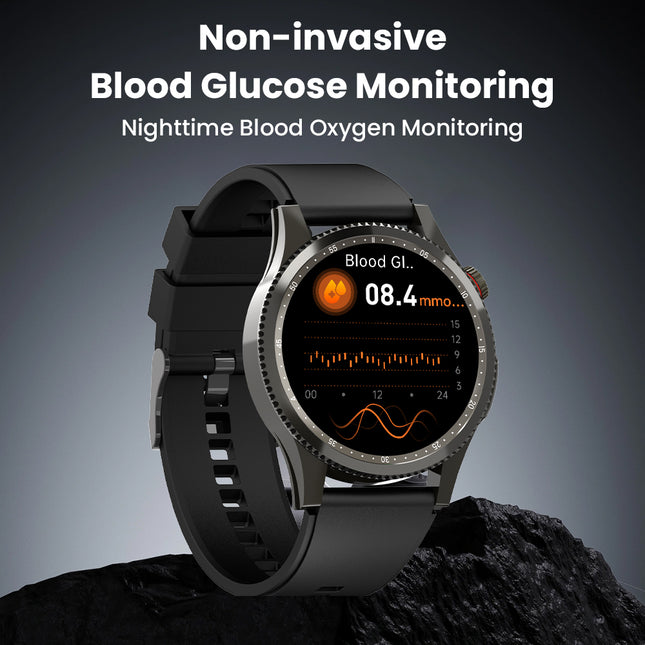 Fitaos H9 ECG blood glucose Uric acid cholesterol Stress monitoring Smartwatch