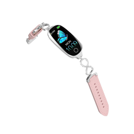 Fitaos Blood Sugar Blood Pressure monitoring Luxury Diamond Design Fashion Smartwatch