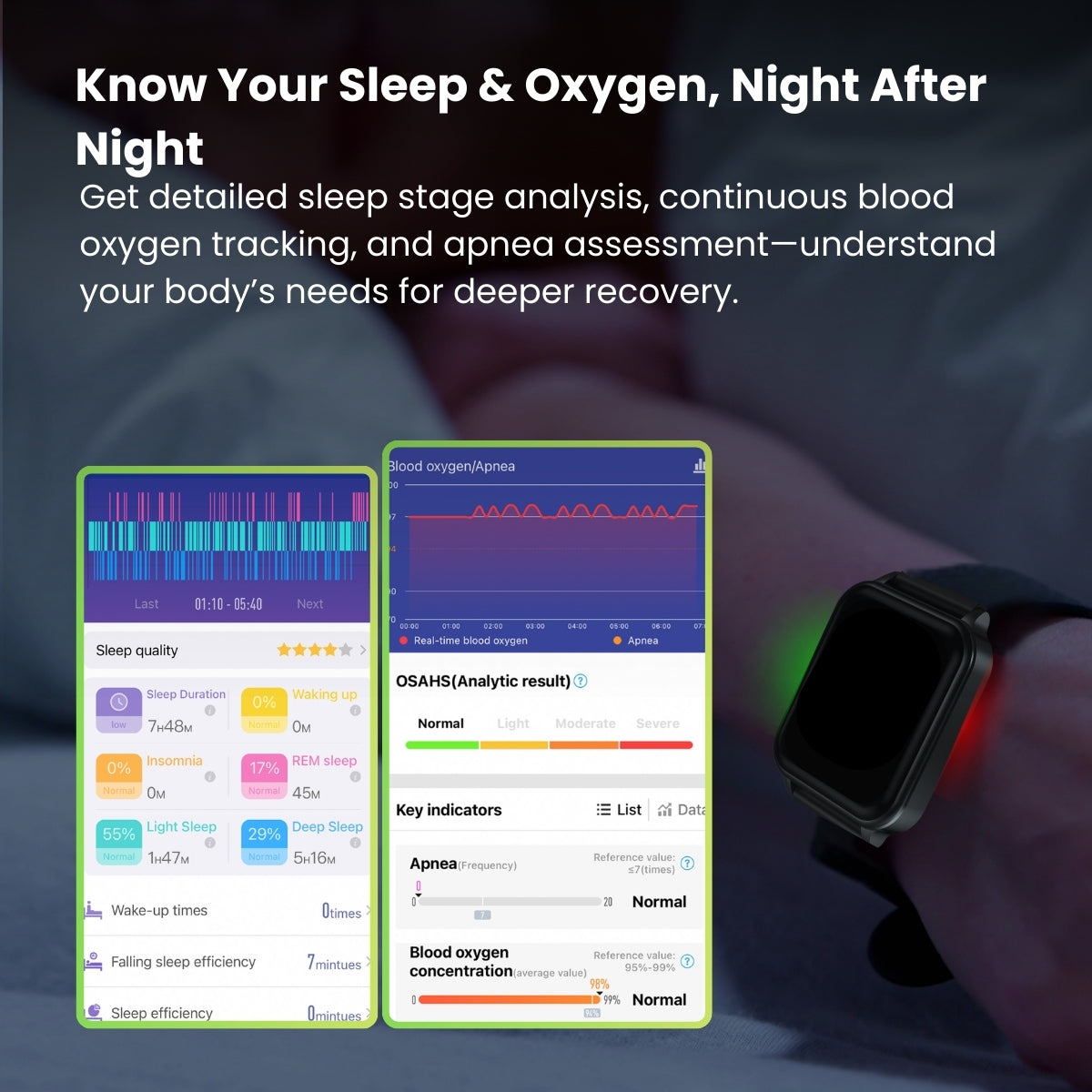 CFDA Certification Health ECG  Smartwatch With Blood Oxygen Heart Rate Monitor Sleep Monitoring Health Tracker Watch