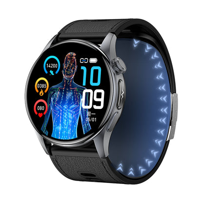 Fitaos Max 6 High-end Flagship Air Pump Blood Pressure ECG Blood Sugar Blood Oxygen Monitoring SmartWatch