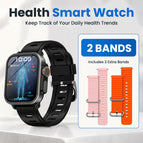 Standard Package + 2 extra bands / Black Silicone