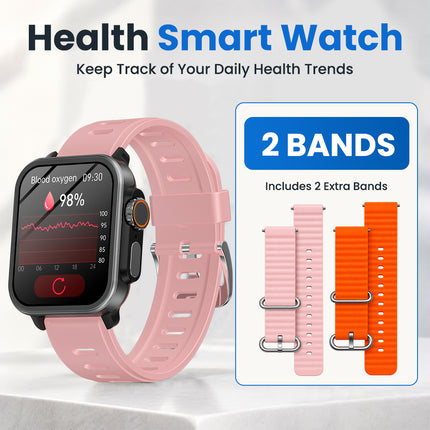 Fitaos VEE ECG/EKG Blood Glucose Blood Oxygen Heart Rate Monitoring Sport SmartWatch