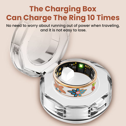 Fitaos R10 Colour Enamels Blood Sugar Blood Pressure Blood oxygen Sleep Monitoring Waterproof Smart Ring