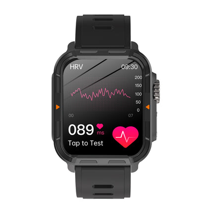 FITAOS VEE PRO Rugged Sports Smartwatch for Body composition /ECG/ Blood sugar/Blood pressure/heart rate monitoring