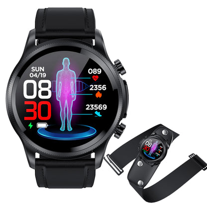 FITAOS Multifunctional Monitoring Smartwatch With ECG /Blood Oxygen/Blood Pressure/Blood Glucose