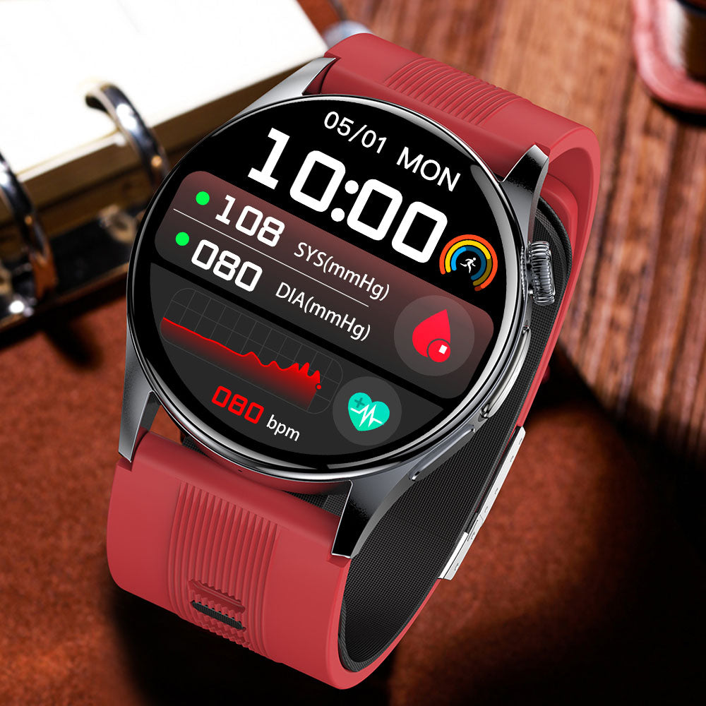 Fitaos Max 6 High-end Flagship Air Pump Blood Pressure ECG Blood Sugar Blood Oxygen Monitoring SmartWatch