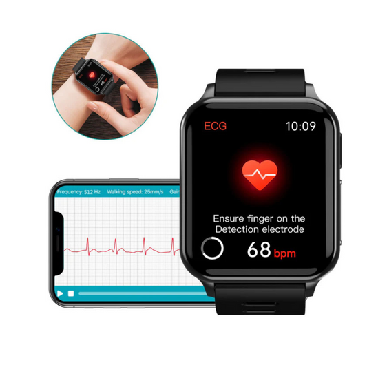 CFDA Certification Health ECG  Smartwatch With Blood Oxygen Heart Rate Monitor Sleep Monitoring Health Tracker Watch