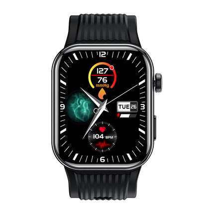 Fitaos Max 7 AI Analysis Air Pump Blood Pressure ECG Blood Sugar Blood Oxygen Monitoring SOS SmartWatch