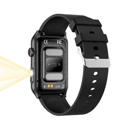 Fitaos Flashlight Blood Sugar Blood Pressure Blood oxygen Sleep Monitoring Waterproof Smartwatch
