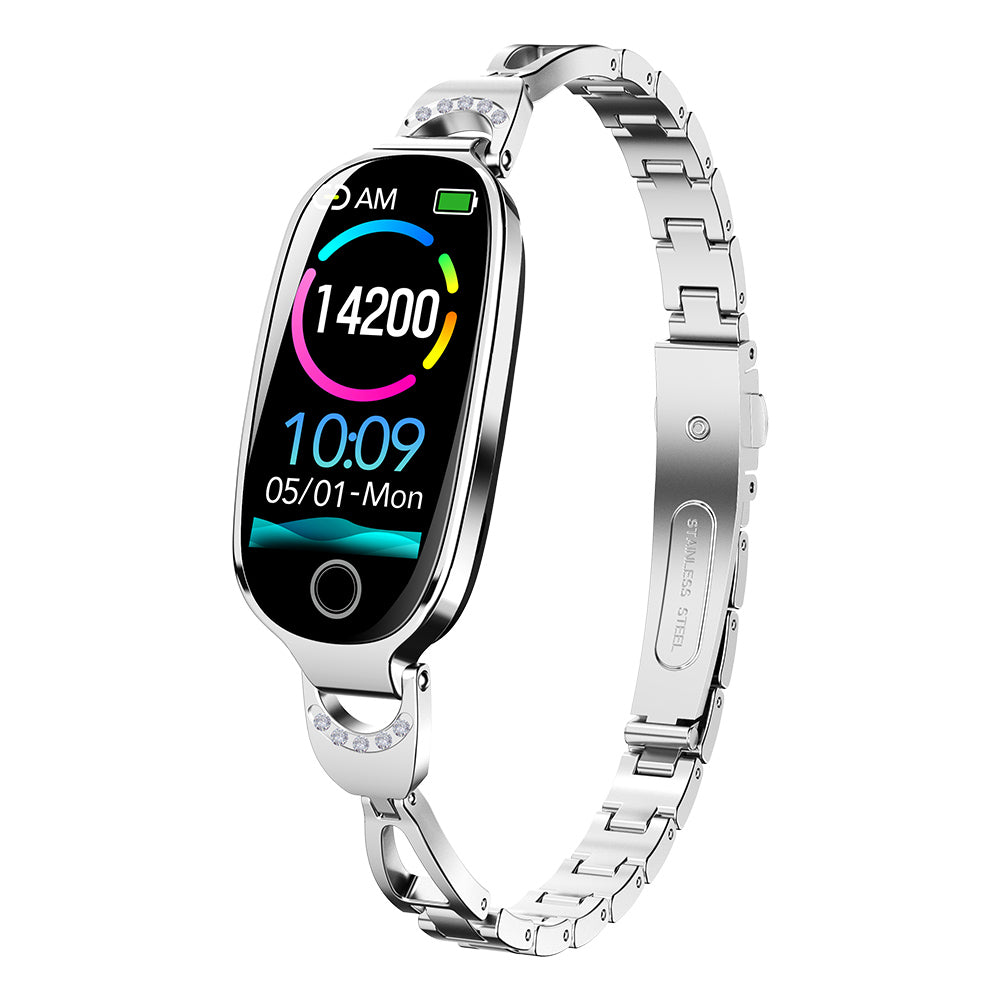 Fitaos Blood Sugar Blood Pressure monitoring Luxury Diamond Design Fashion Smartwatch