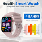 Pink Silicone+ 4 extra bands