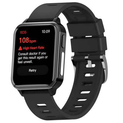 CFDA Certification Health ECG  Smartwatch With Blood Oxygen Heart Rate Monitor Sleep Monitoring Health Tracker Watch