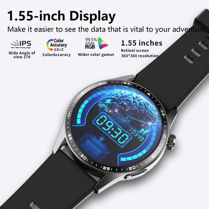 Fitaos ECG Blood glucose Blood Oxygen monitoring SOS Smartwatch