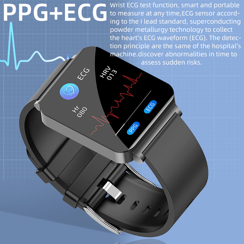 FITAOS ECG+PPG Blood Sugar Monitoring Health Smart Sports Watch