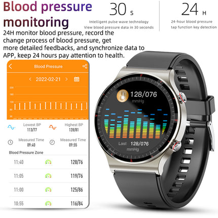 FITAOS 2025 New ECG+PPG Full Touch Screen Smart Watch with Blood Oxygen Blood Pressure Heart Rate