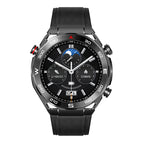 Max 1 Black (leather+silicone watchband) With ECG function