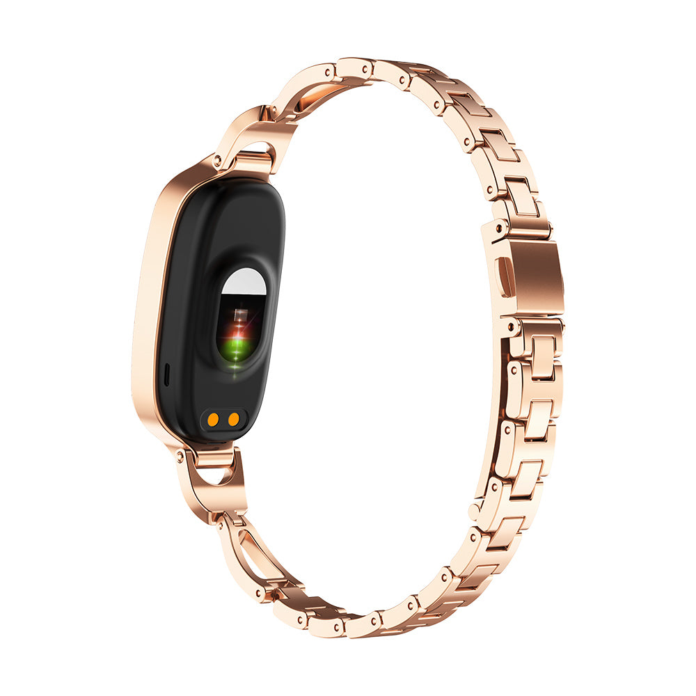 Fitaos Blood Sugar Blood Pressure monitoring Luxury Diamond Design Fashion Smartwatch