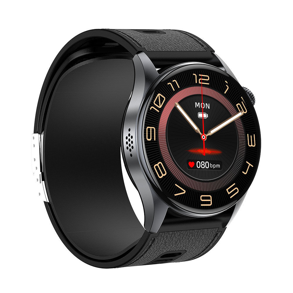 Fitaos Max 6 High-end Flagship Air Pump Blood Pressure ECG Blood Sugar Blood Oxygen Monitoring SmartWatch