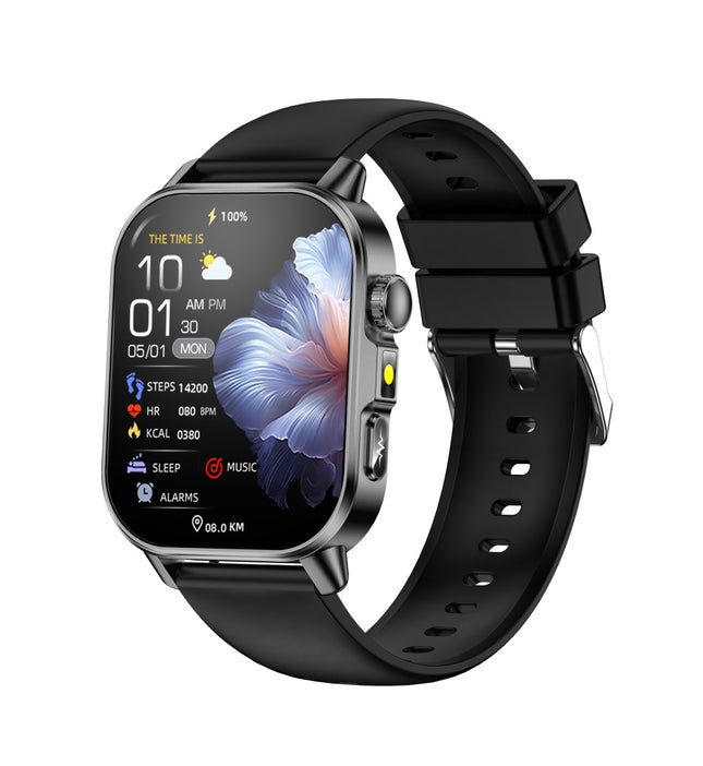 Fitaos P07 AI Analysis ECG Blood glucose Blood Oxygen monitoring Flashlight SOS Smartwatch