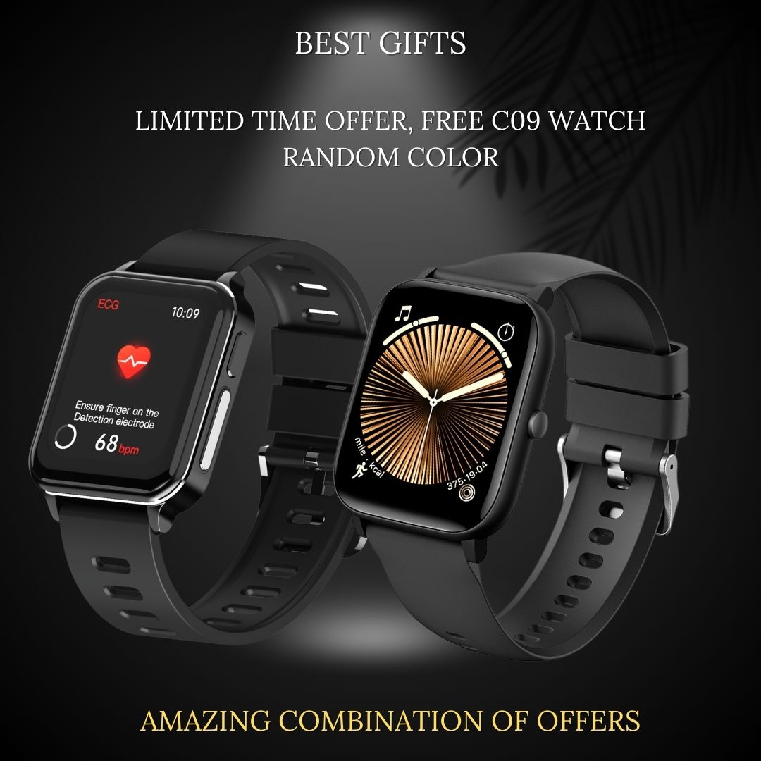 CFDA Certification Health ECG  Smartwatch With Blood Oxygen Heart Rate Monitor Sleep Monitoring Health Tracker Watch