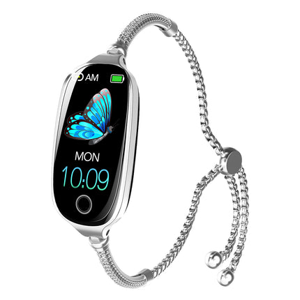 Fitaos Blood Sugar Blood Pressure monitoring Luxury Diamond Design Fashion Smartwatch