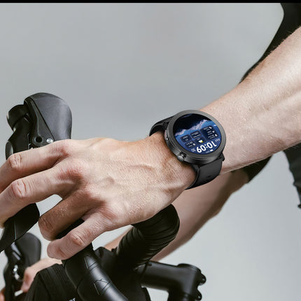 Fitaos ECG/EKG Blood glucose Blood pressure Blood oxygen Uric acid Monitoring Smartwatch