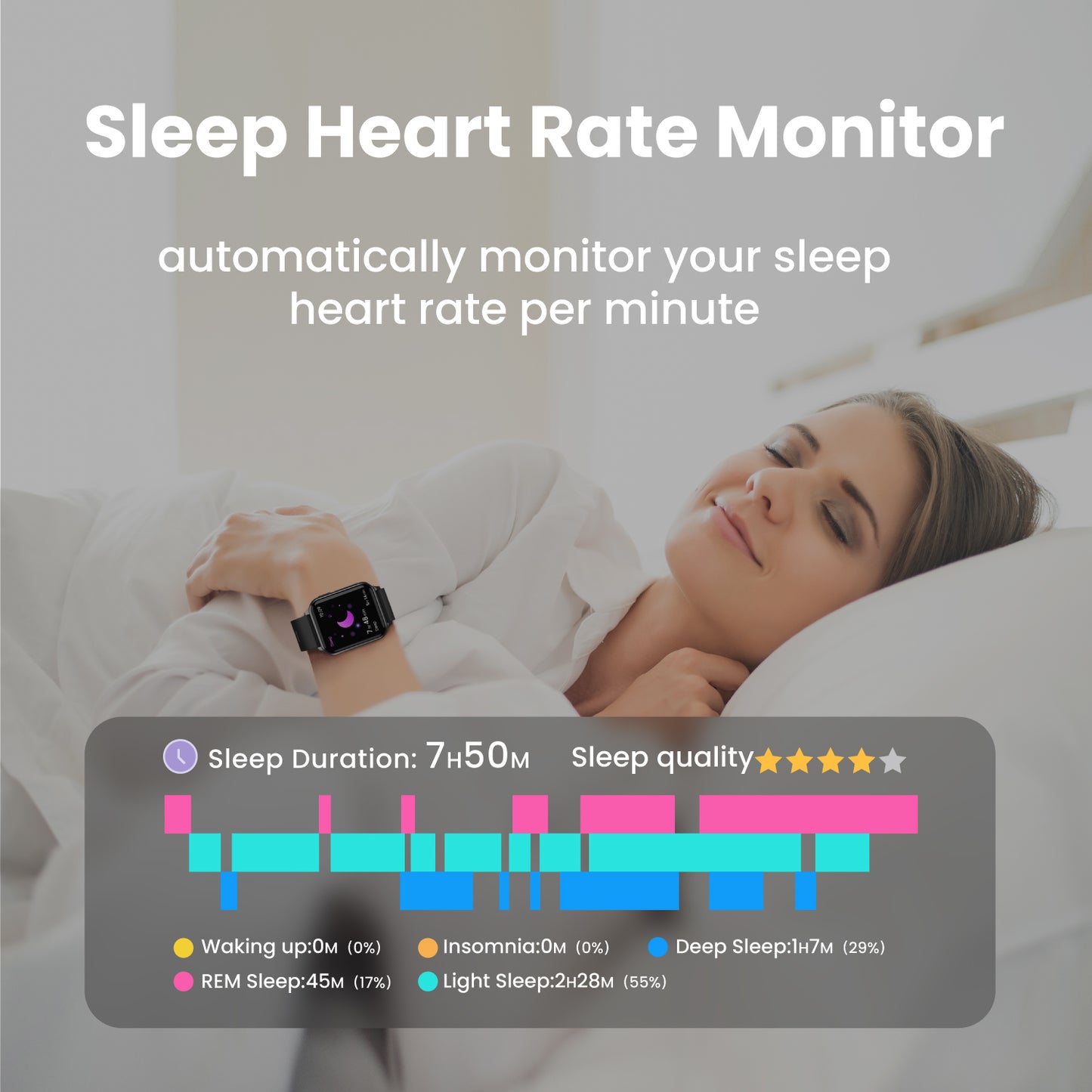 CFDA Certification Health ECG  Smartwatch With Blood Oxygen Heart Rate Monitor Sleep Monitoring Health Tracker Watch